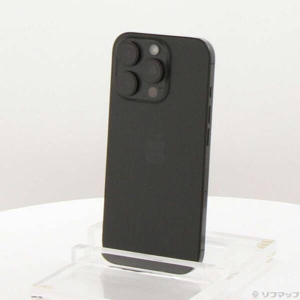 ソフマップ 〔中古品〕 iPhone16 Pro 128GB ブラックチタニウム MYMV3J／A SIMフリー【258】