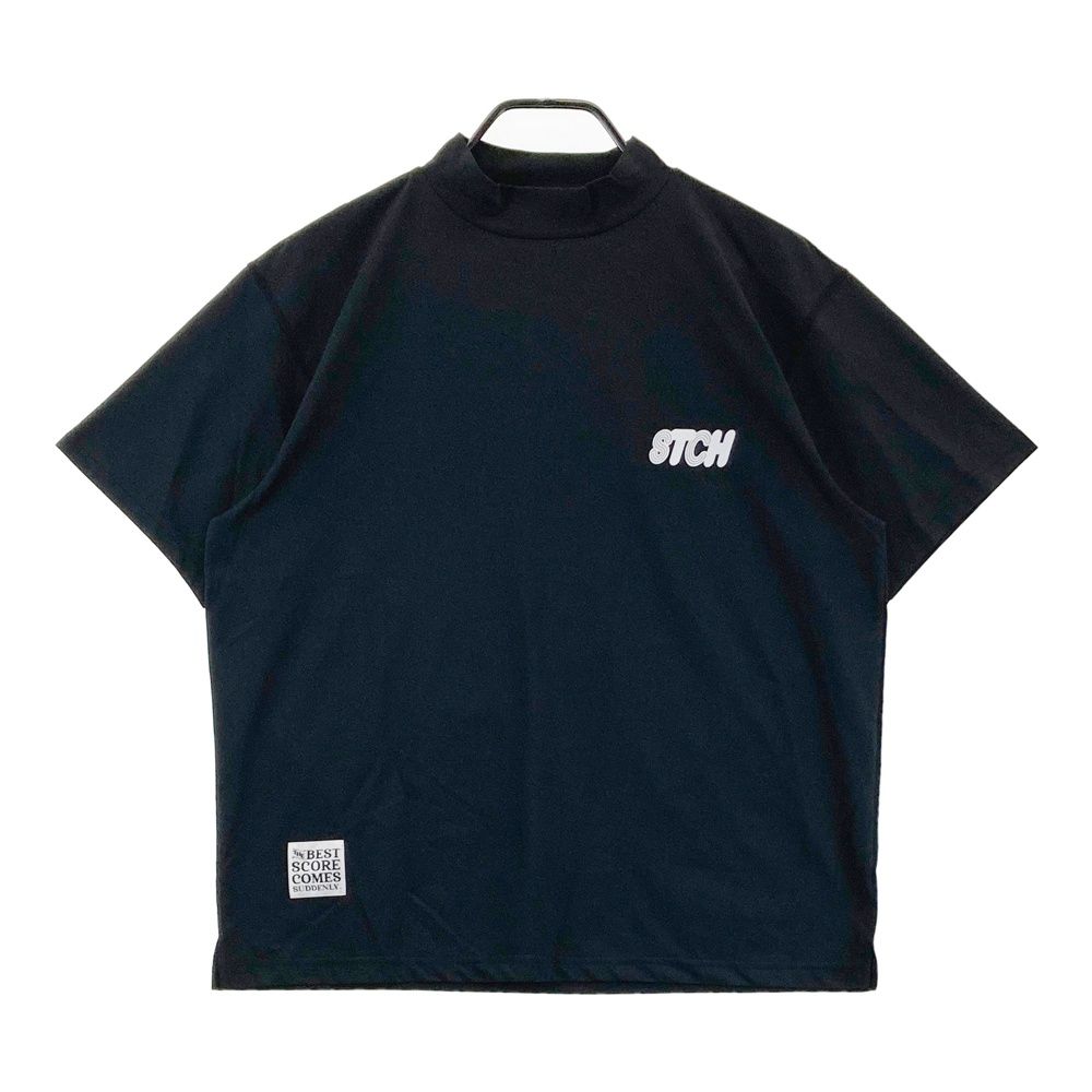 【STCH（Seventytwo Clubhouse）】半袖シャツ ブラック　M サイズ：S STCH SEVENTYTWO CLUBHOUSE ハイネック 半袖Tシャツ