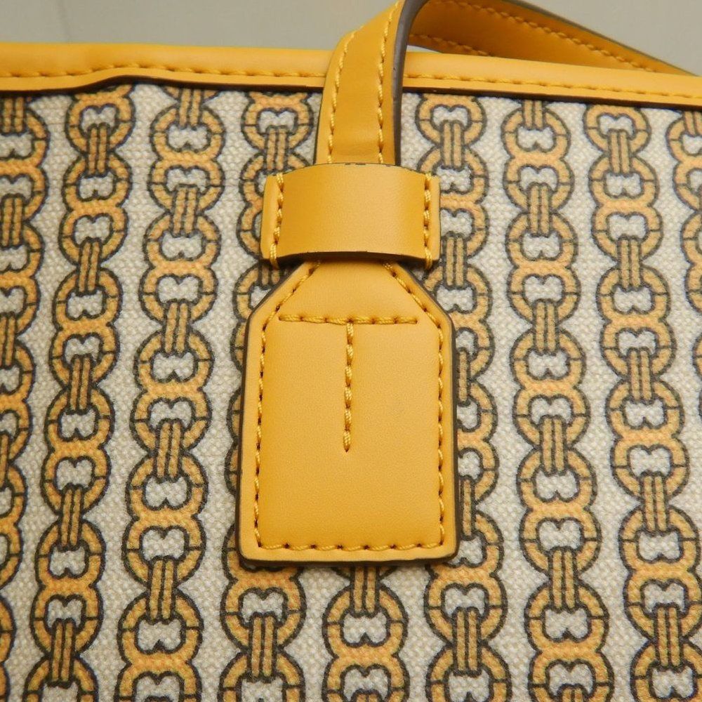 Tory Burch トリーバーチ ジェミニリンク トートバッグ コーティング