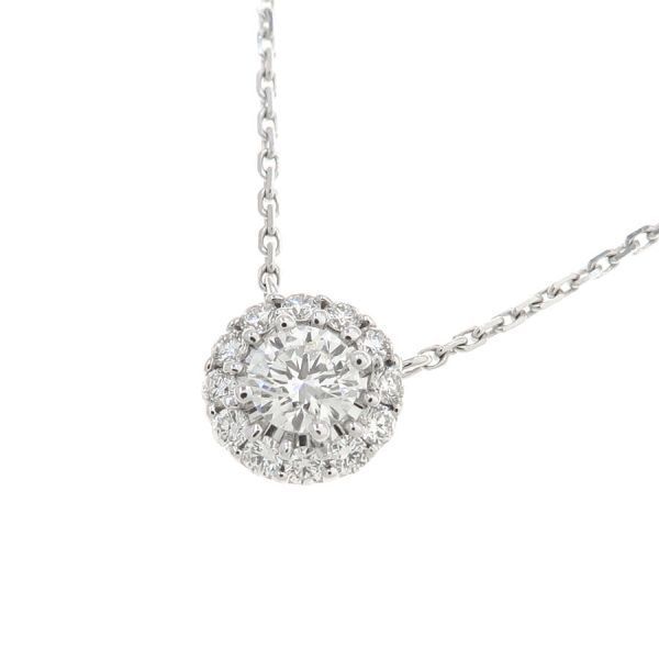 グラフ アイコンダイヤネックレス/ラウンド/中D0.18ct 【無料ギフトラッピング】【Aランク】【中古】