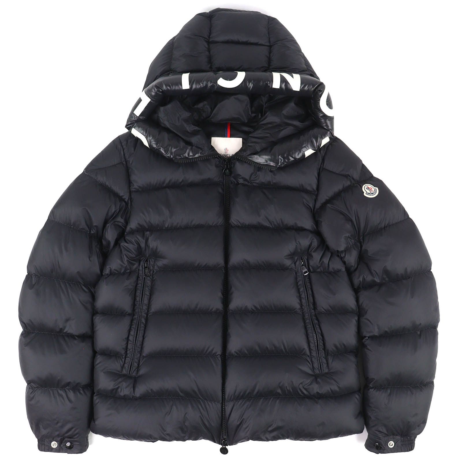 極美品△MONCLER モンクレール 2021年製 SALZMAN ロゴワッペン ロゴ 