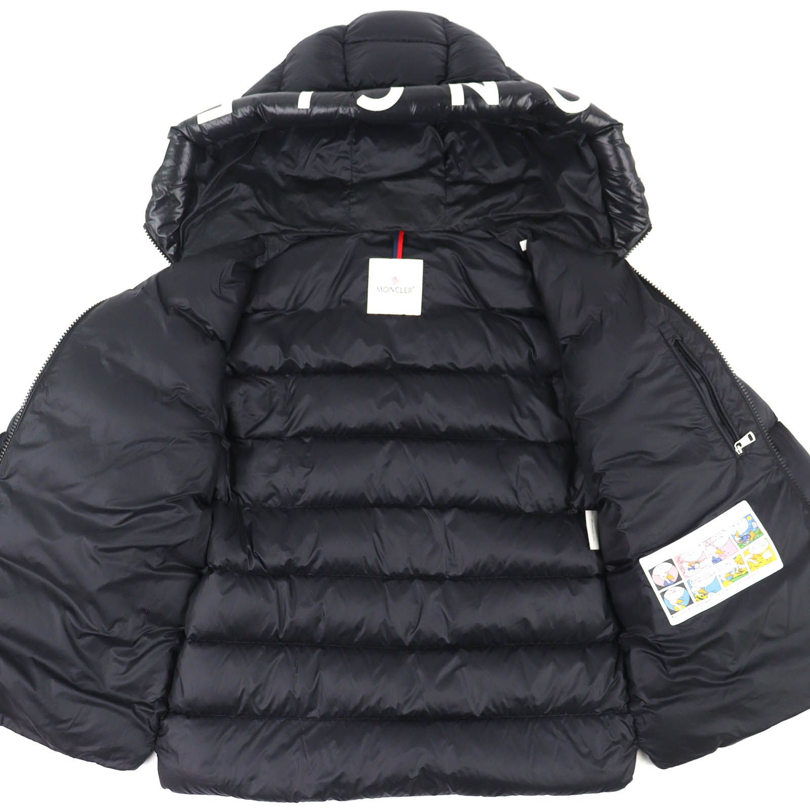 極美品△MONCLER モンクレール 2021年製 SALZMAN ロゴワッペン ロゴ 