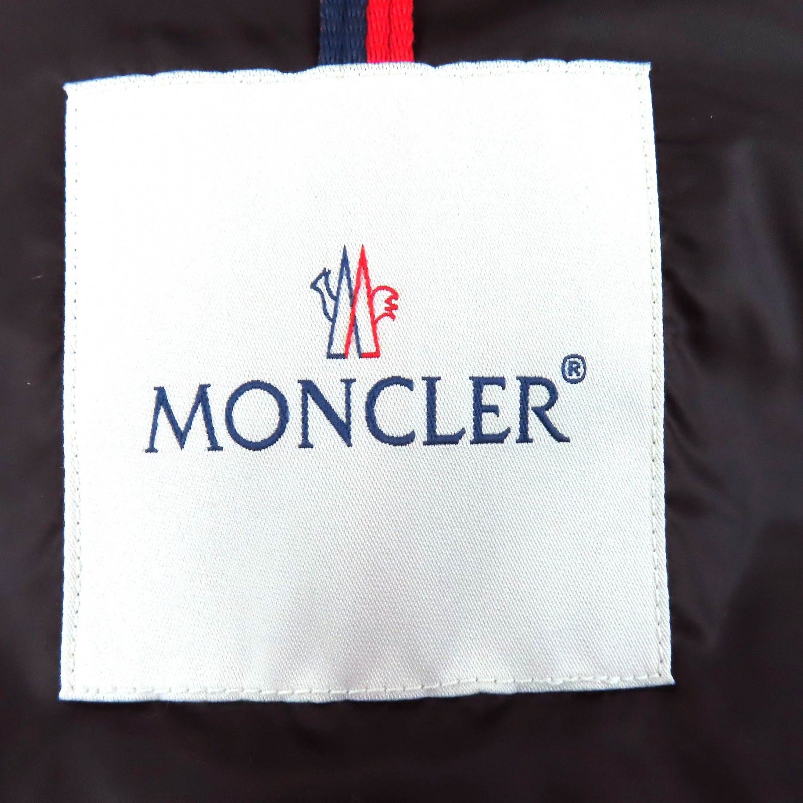 極美品△MONCLER モンクレール 2021年製 SALZMAN ロゴワッペン ロゴ