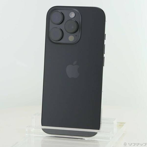 ソフマップ 〔中古品〕 iPhone16 Pro 128GB ブラックチタニウム MYMV3J／A SIMフリー【305】