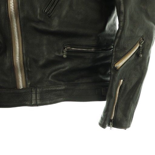 アディクトクローズ ADDICT CLOTHES カウレザー ダブル ライダース