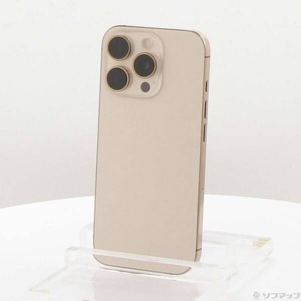 ソフマップ 〔中古品〕 iPhone16 Pro 128GB デザートチタニウム FYMX3J／A SIMフリー【297】