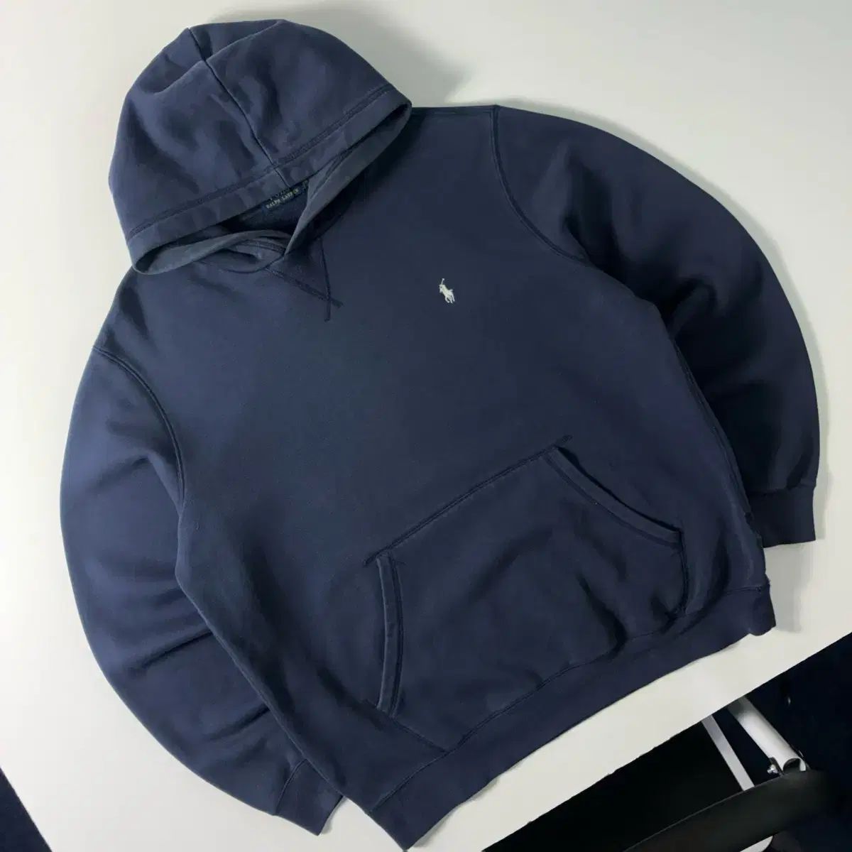 Polo ポロ ラルフローレン 刺繍 コットン ネイビー フードT 7,575円
