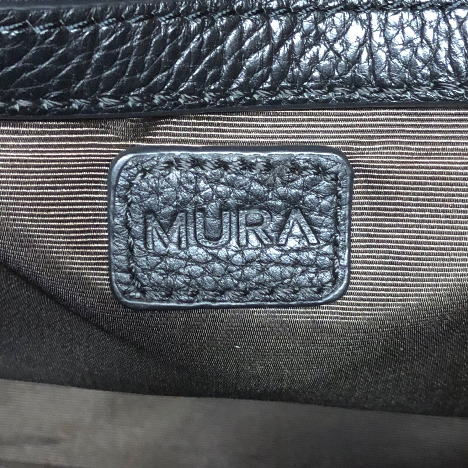 MURA ムラ シュリンクレザー ビジネスブリーフケース ビジネスバッグ 