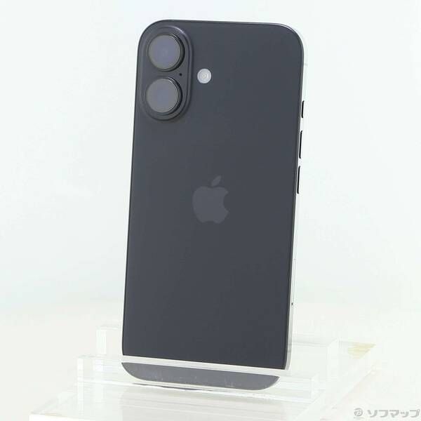 ソフマップ 〔中古品〕 iPhone16 128GB ブラック MYDQ3J/A SIMフリー【196】