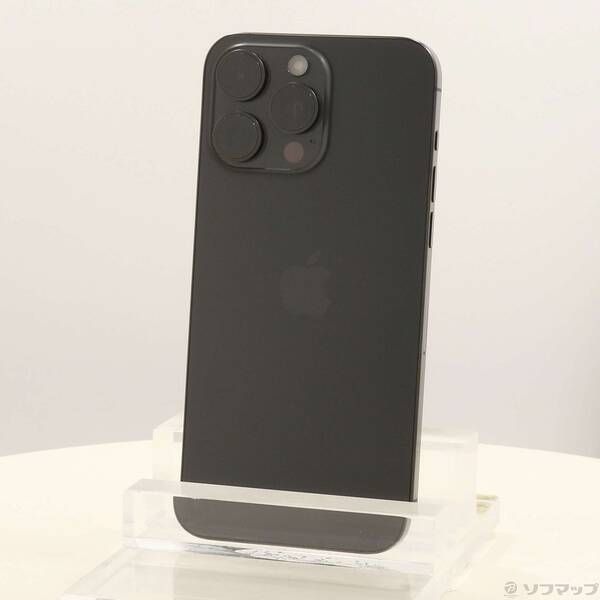 ソフマップ 〔中古品〕 iPhone15 Pro Max 256GB ブラックチタニウム MU6P3J／A SIMフリー【251】