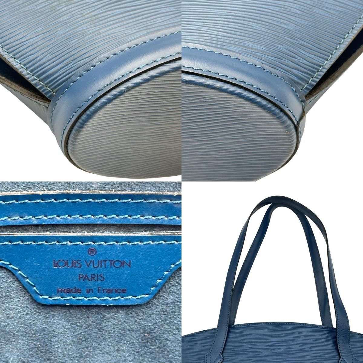 ルイ・ヴィトン LOUIS VUITTON サンジャックPM M52265 トレドブルー 