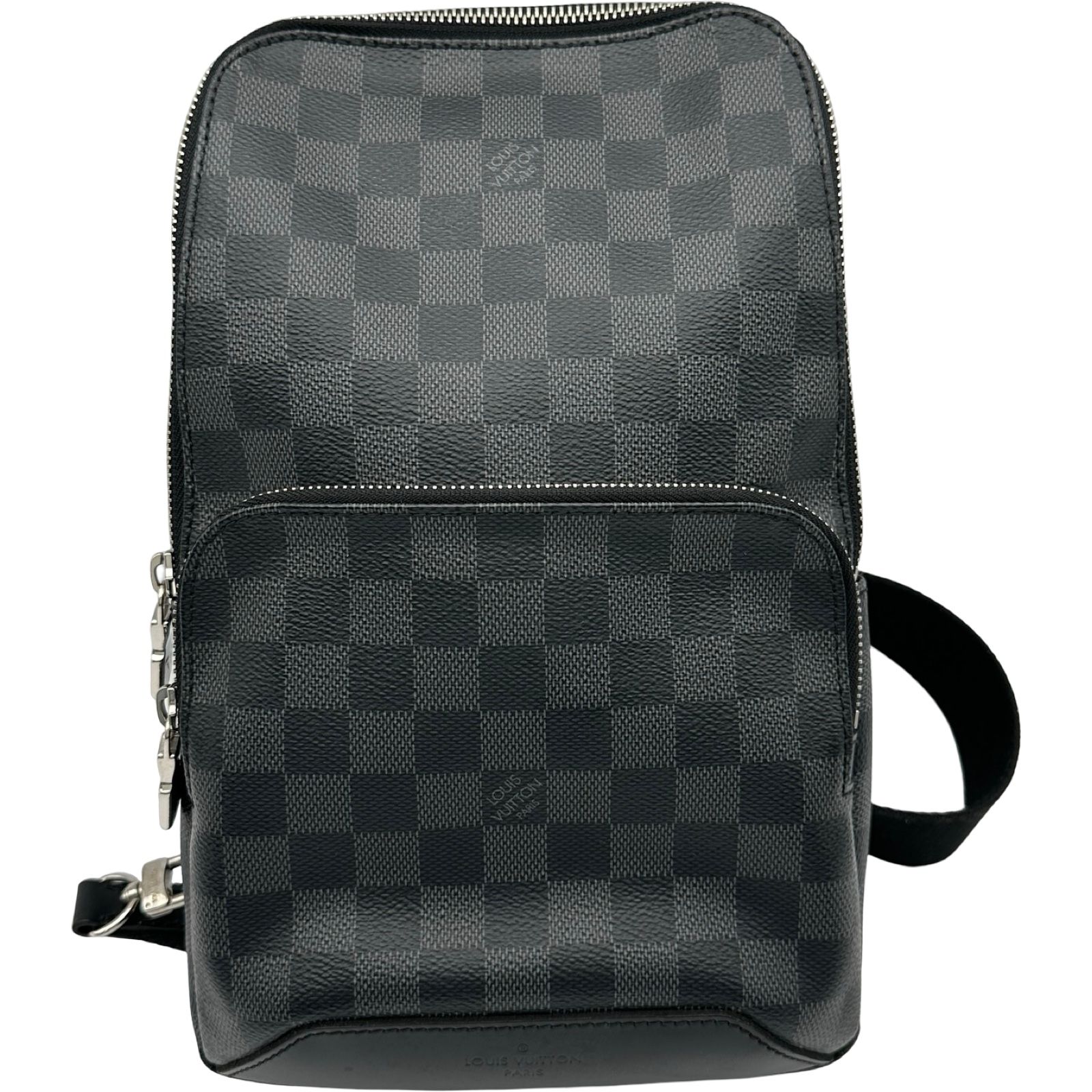 ルイ・ヴィトン LOUIS VUITTON アヴェニュー・スリングバッグ N41719 ブラック グラフィット レディース ショルダーバッグ