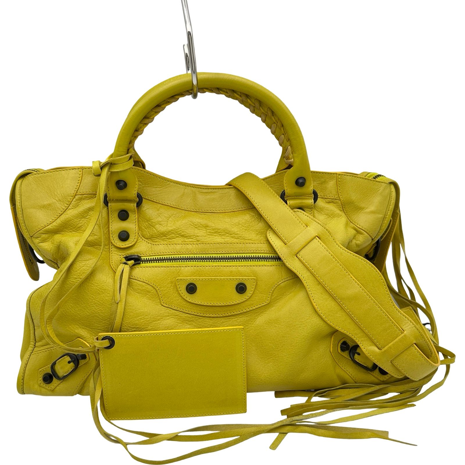 バレンシアガ BALENCIAGA ザシティ 115748 イエロー レザー レディース ハンドバッグ 89,100円
