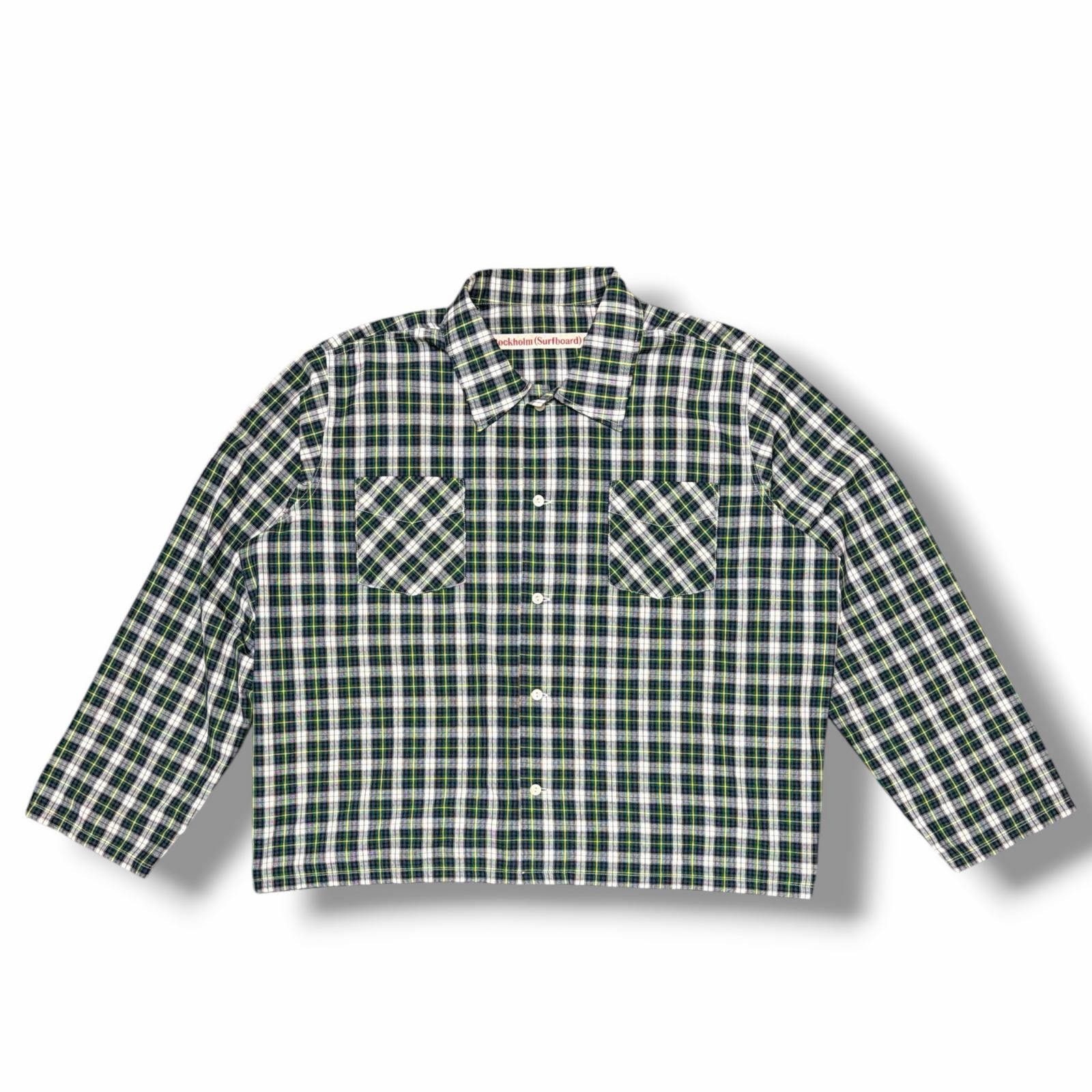 参考上代68200円 STOCKHOLM SURFBOARD CLUB CLUB OVERSHIRT クラブオーバーシャツ 長袖シャツ ストックホルムサーフボードクラブ 55-010-41-01003 マルチカラー S （15900M）
