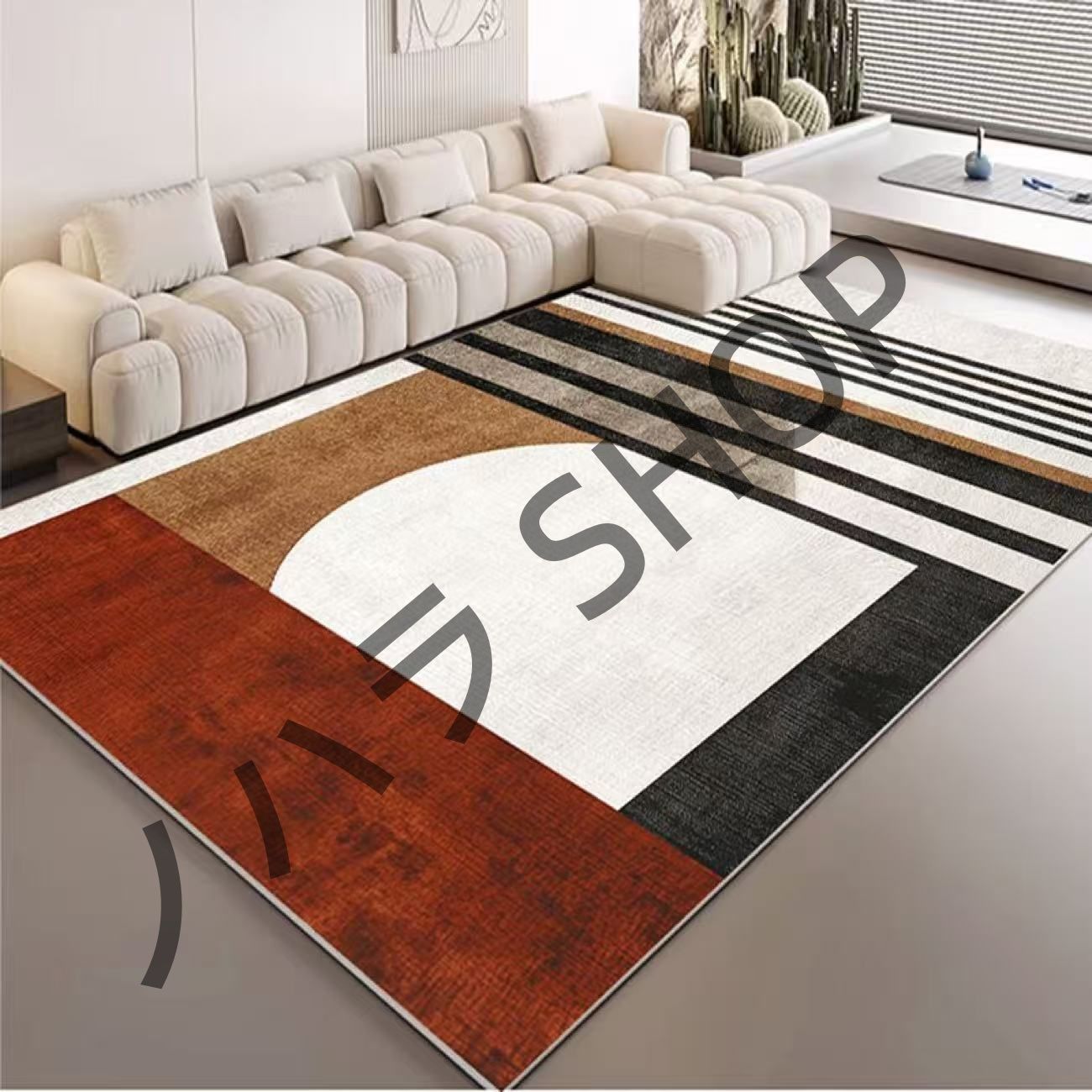 200*300cm/カーペット 滑り止め付き ラグマット ベッドルーム リビングルーム 寝室の部屋 /多機能使用 マット カーペット #A172 7,796円