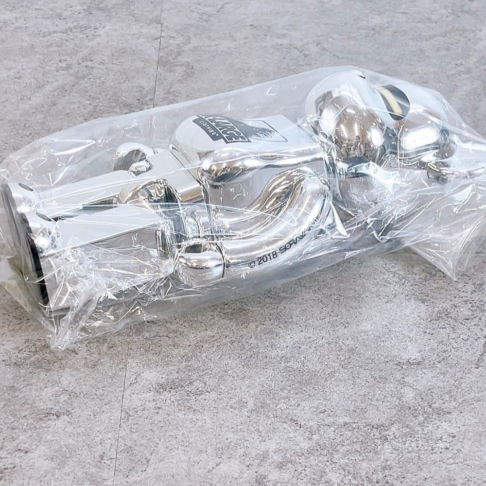 H-1434 メディコム・トイ BE@RBRICK ベアブリック 400% XLARGE(R)×HAJIMESORAYAMA シルバー 未使用品 コラボ フィギュア コレクション