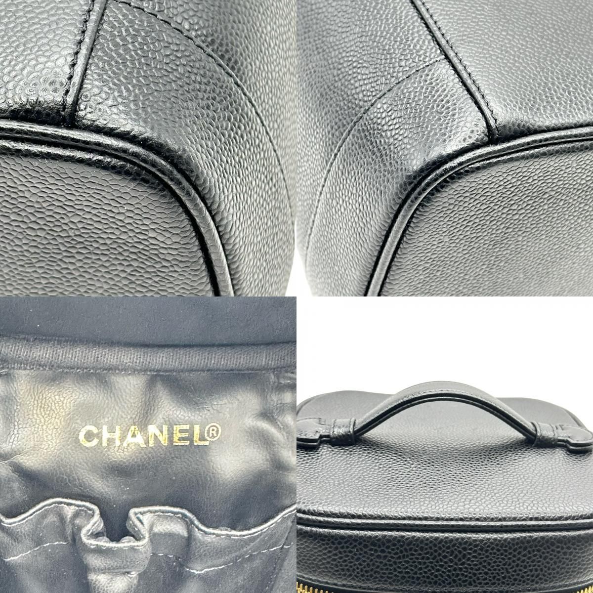シャネル CHANEL ココマーク バニティバッグ A019998 6番台 ブラック