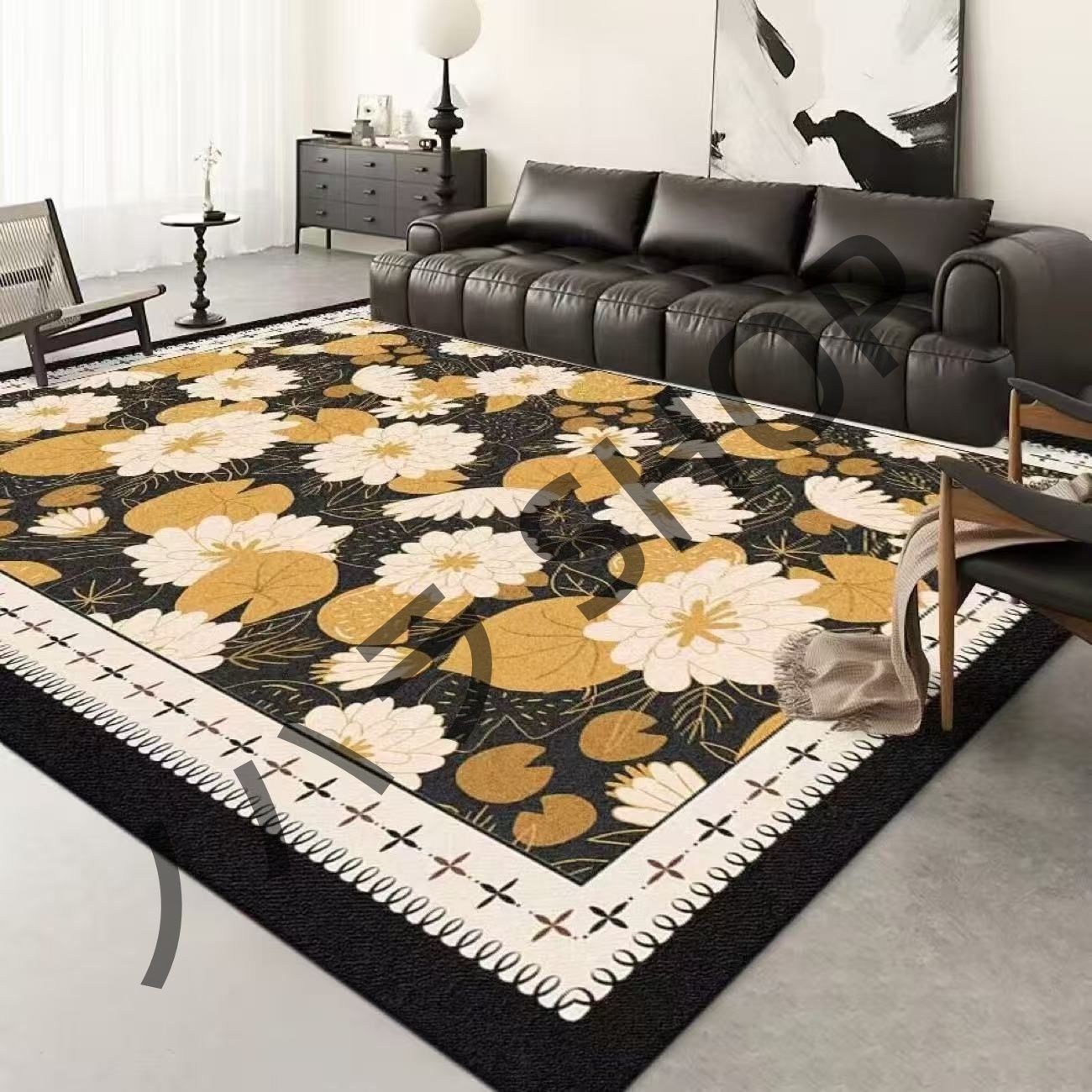 200*300cm/カーペット 滑り止め付き ラグマット ベッドルーム リビングルーム 寝室の部屋 /多機能使用 マット カーペット #A178