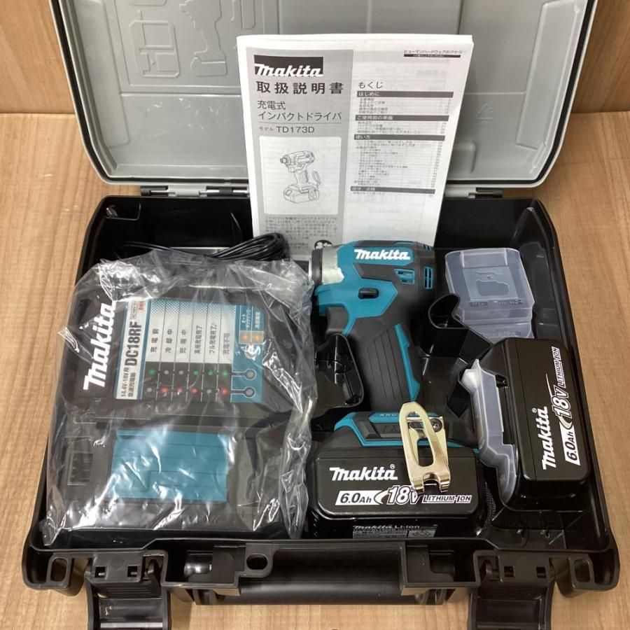 【未使用・未開封】makita/マキタ TD173DRGX 18V充電式インパクトドライバ ブルー 3台セット 【201】
