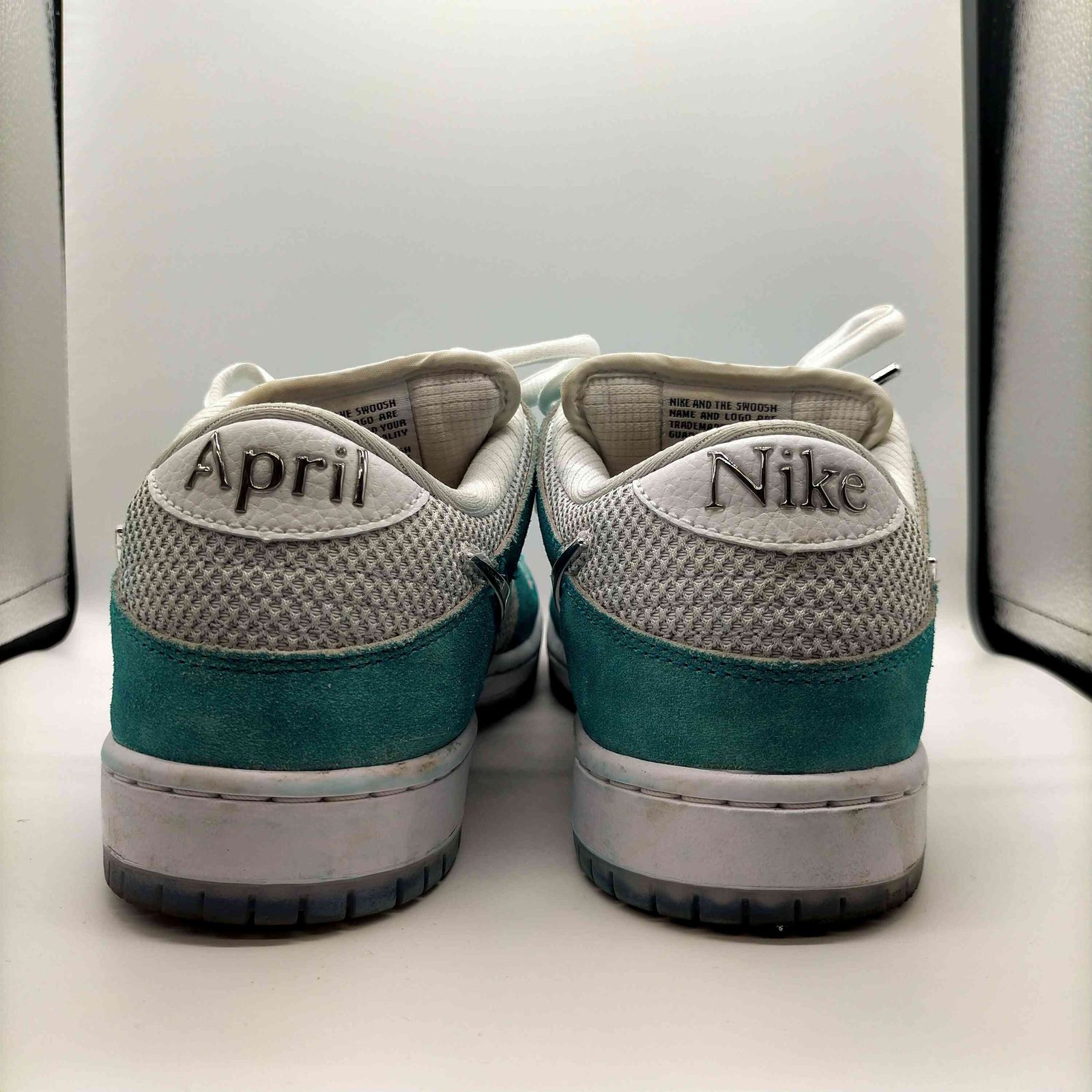 ナイキスケートボーディング NIKE SB APRIL SKATEBOARDS ×Dunk Low Pro QS White and Multi-Color エイプリルスケートボード ダンク ロー プロ QS ホワイト アンド マルチカラー メンズ JPN：