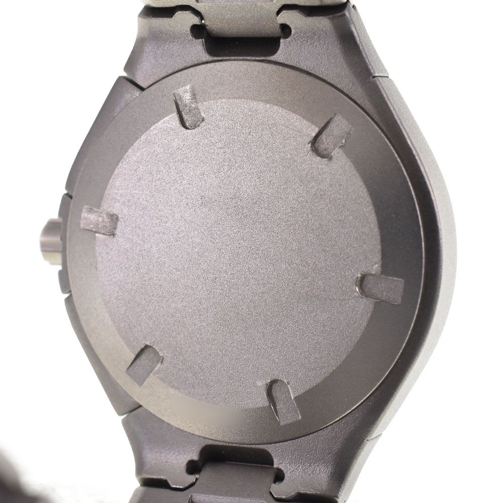 値下 ポルシェデザイン Porsche Design 11027 by IWC チタン クロノグラフ デイト クォーツ メンズ 美品 J#142060