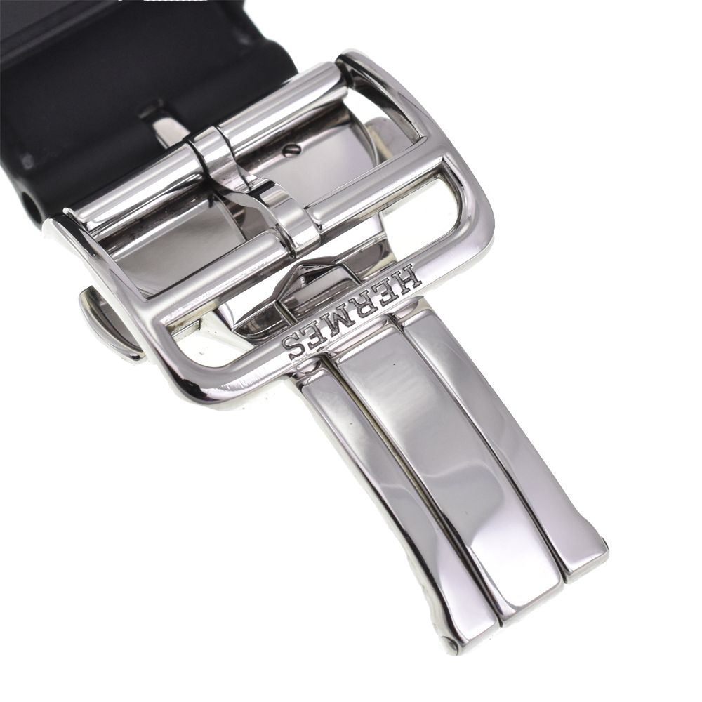 値下 エルメス HERMES CP2.910 クリッパー ダイバー クロノグラフ デイト 自動巻き メンズ 良品 J#144996