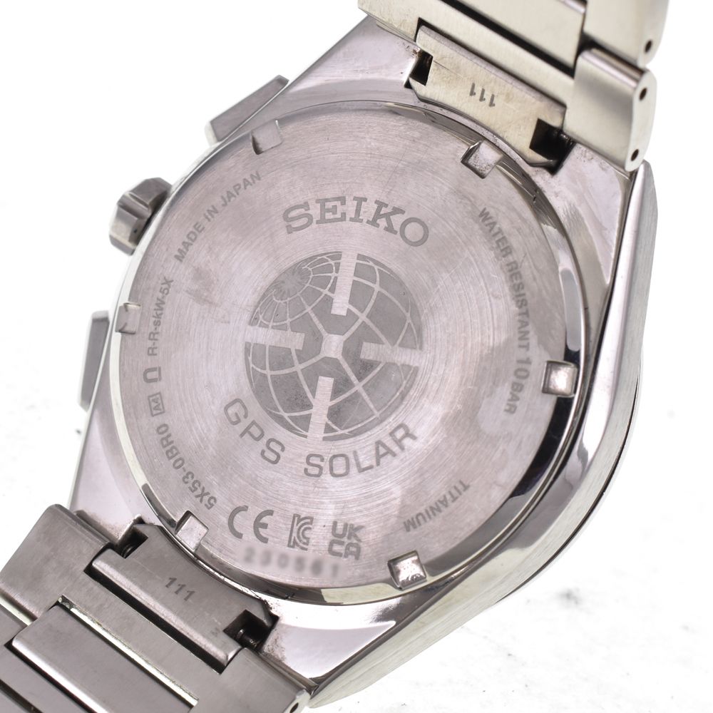 値下 セイコー SEIKO 5X53-0BR0/SBXC107 アストロン ネクスタ― ソーラー GPS衛星電波 メンズ 良品 箱・保証書付き J#145208