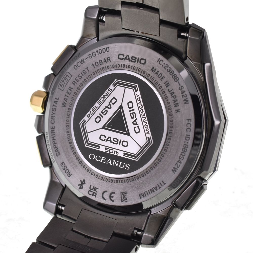 値下 カシオ CASIO OCW-SG1000ZE-1AJR マンタ SG1000 シリーズ 世界限定350本 ソーラー電波 メンズ 美品 箱・保証書付き J#145114 値下 カシオ CASIO OCW-SG1000ZE-1AJR マンタ SG1000 シリーズ 世界限定350本 ソーラー電波 メンズ 美品 箱・保証書付き J#145114