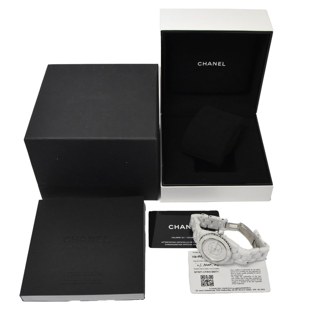 値下 シャネル CHANEL H6186 J12 ファントム 自動巻き メンズ 良品 箱・保証書付き J#145033