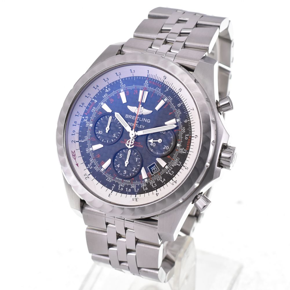 値下 ブライトリング BREITLING A25365 ベントレー モーターズ Tスピード 自動巻き メンズ 美品 箱・保証書付き J#145013