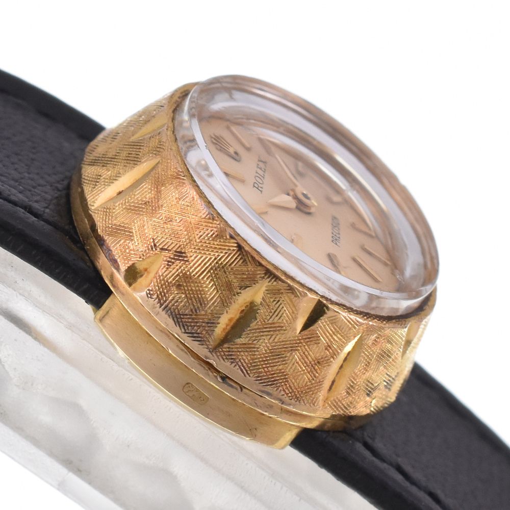 値下 ロレックス ROLEX 9544 カメレオン プレシジョン K18YG Cal.282 手巻き レディース 内箱付き J#144631