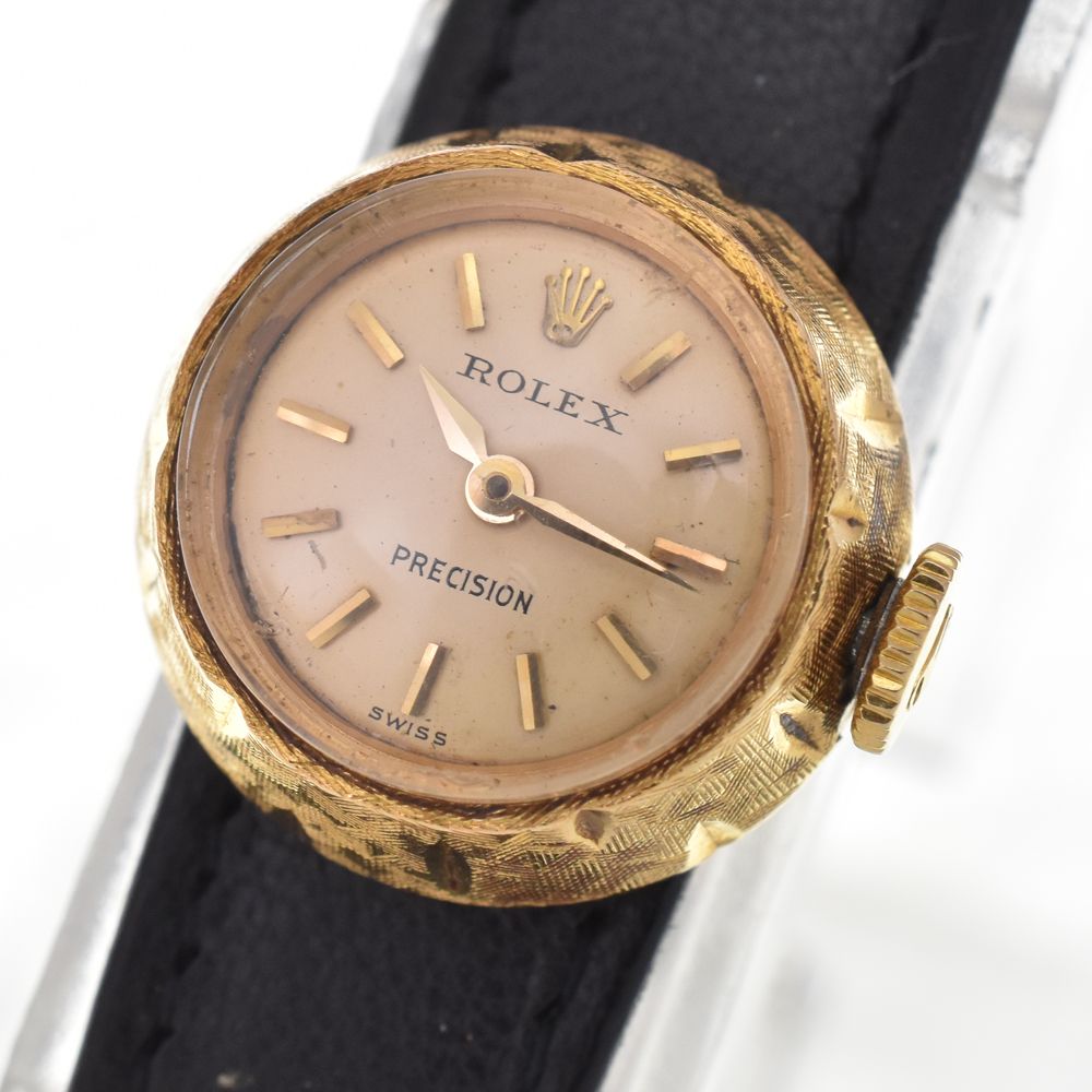値下 ロレックス ROLEX 9544 カメレオン プレシジョン K18YG Cal.282 手巻き レディース 内箱付き J#144631