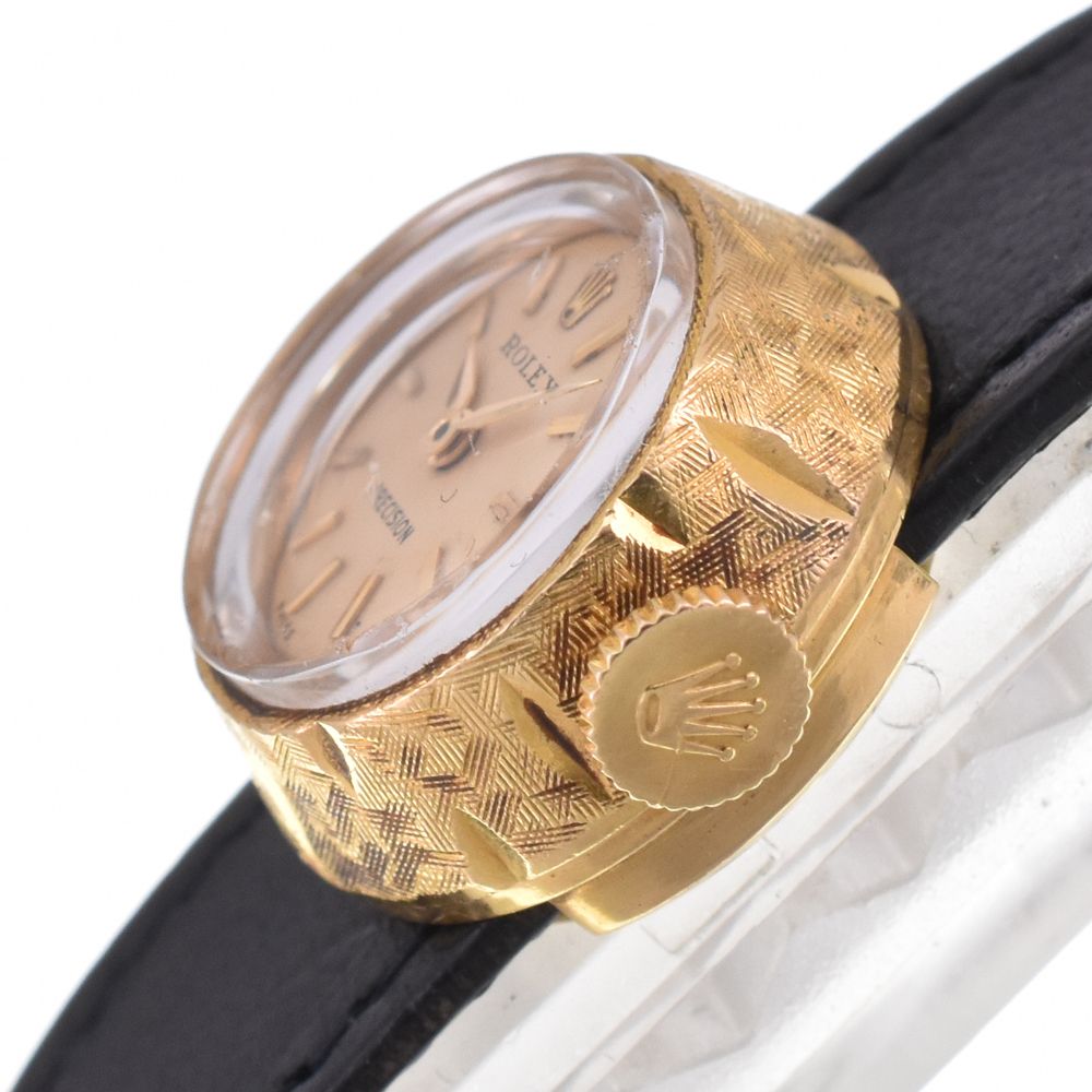値下 ロレックス ROLEX 9544 カメレオン プレシジョン K18YG Cal.282 手巻き レディース 内箱付き J#144631