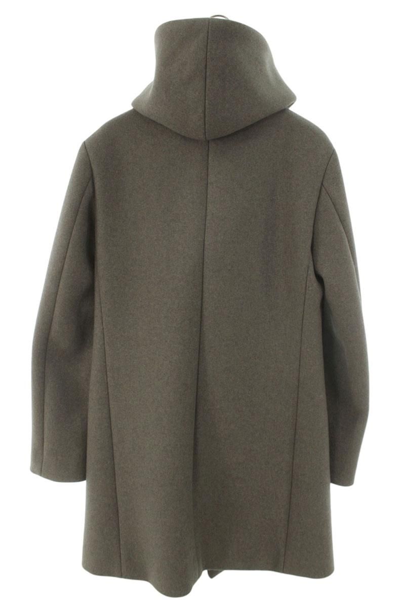 ジュンハシモト 20AW WRAP COAT CASHMERE MELTON 1012020013 カシミヤ混メルトンラップコート メンズ 4 ジュンハシモト 20AW WRAP COAT CASHMERE MELTON 1012020013 カシミヤ混メルトンラップコート メンズ 4