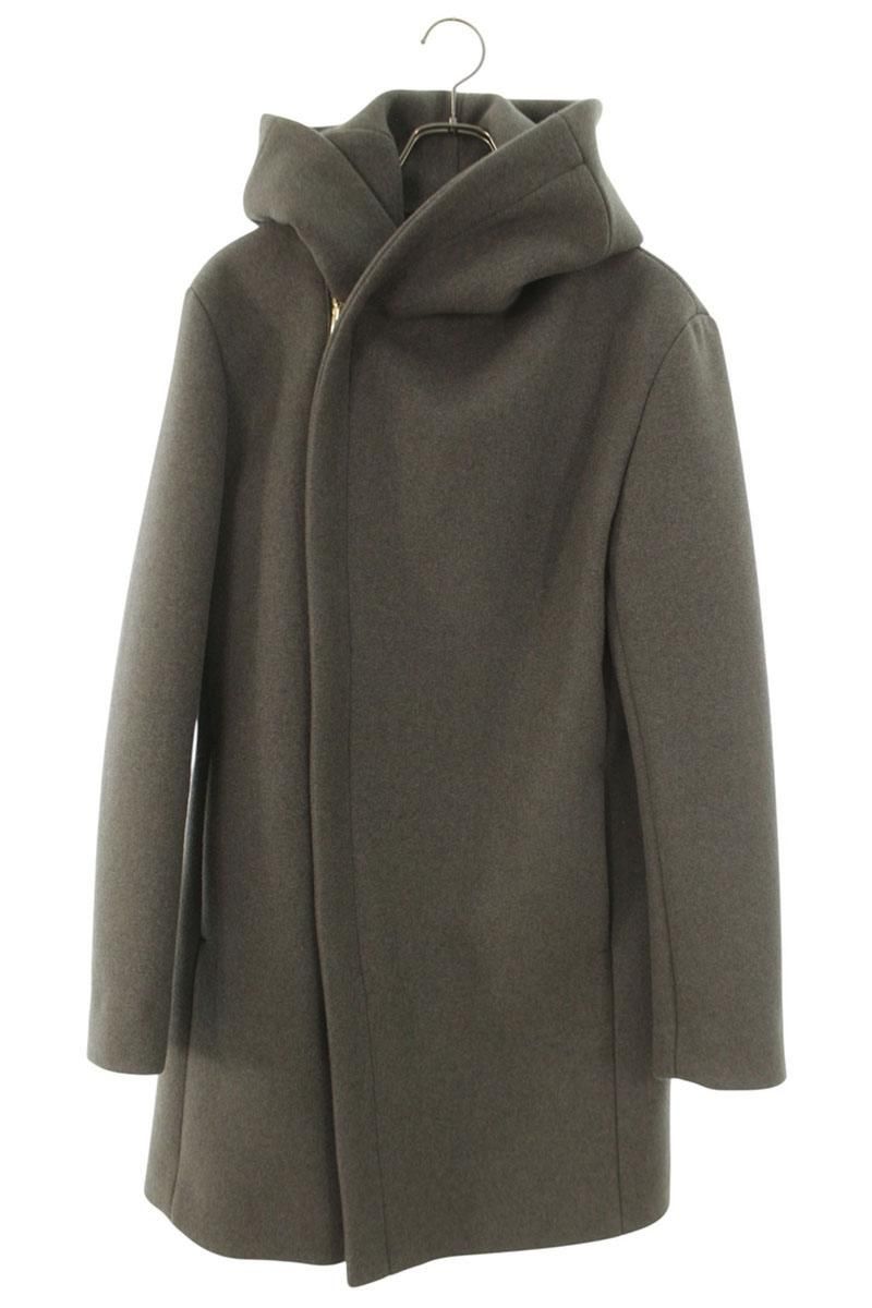 ジュンハシモト 20AW WRAP COAT CASHMERE MELTON 1012020013 カシミヤ混メルトンラップコート メンズ 4 ジュンハシモト 20AW WRAP COAT CASHMERE MELTON 1012020013 カシミヤ混メルトンラップコート メンズ 4