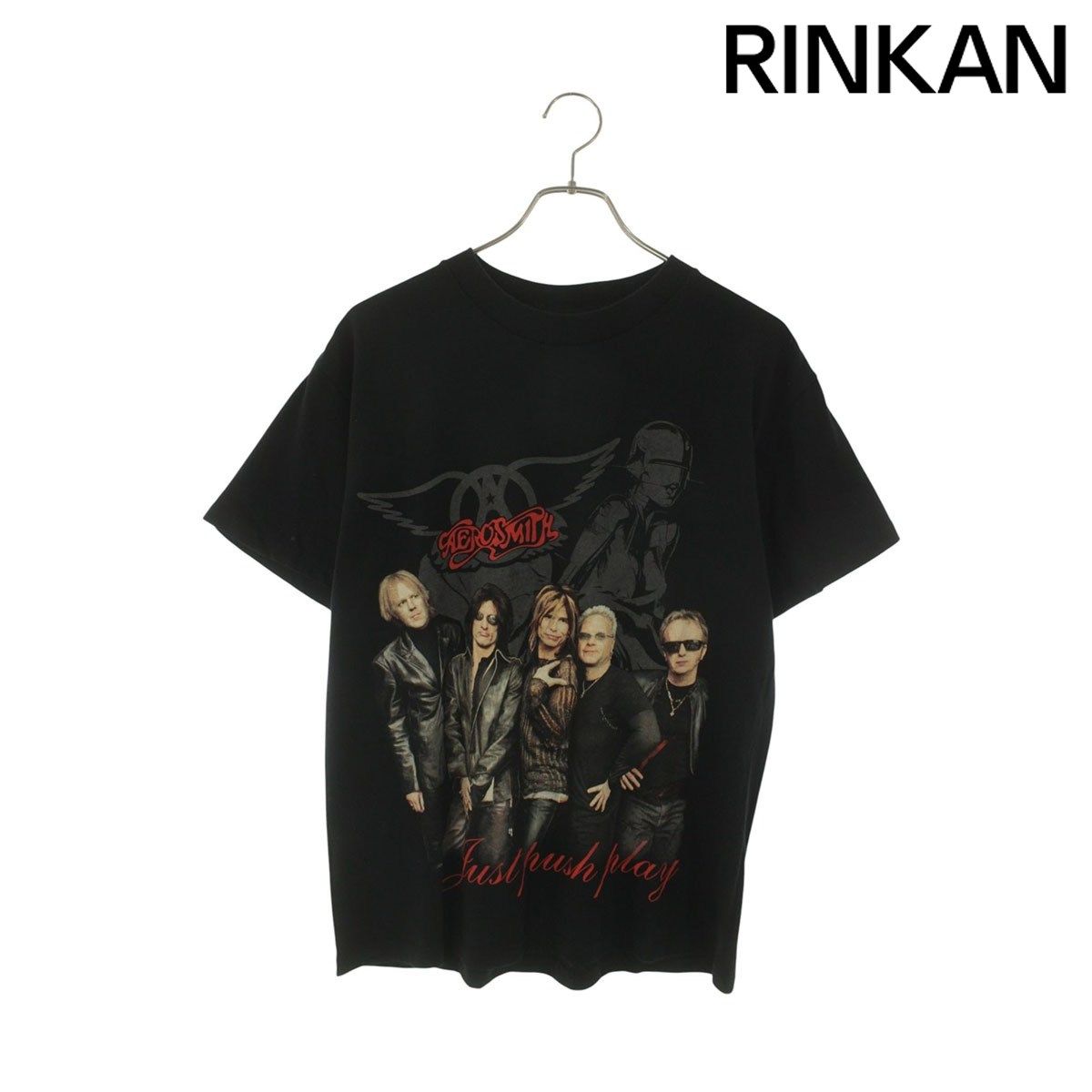ヴィンテージ ×空山基 AEROSMITH/エアロスミス GIANT/JUST PUSH PLAYプリントTシャツ メンズ M