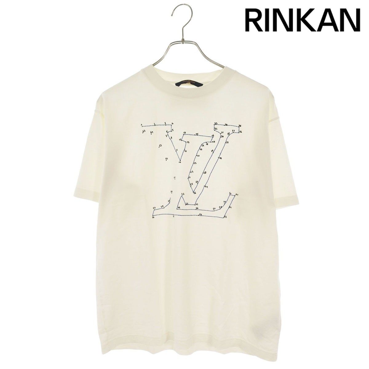 ルイヴィトン RM202M NPG HJY03W LVステッチTシャツ メンズ M