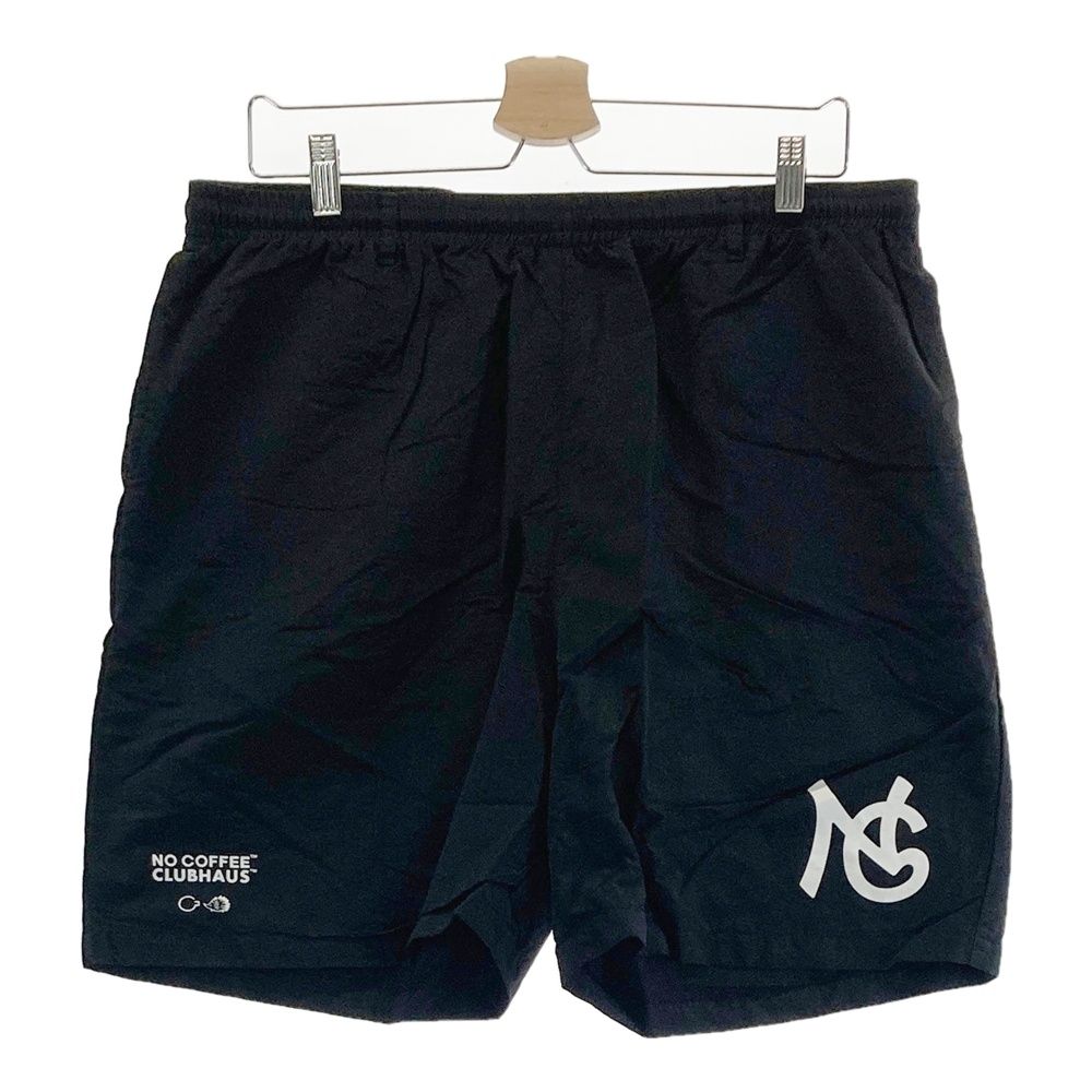 PANTS SHORT NYLON COFFEE NO GOLF NO Lサイズ 黒ハーフパンツ COFFEE NO CLUBHAUS | COFFEE NO メンズウェア