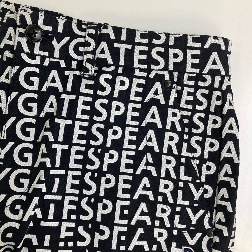 サイズ：4 PEARLY GATES パーリーゲイツ ストレッチ ハーフパンツ 総柄 ネイビー系 [240101579469] ゴルフウェア メンズ ストスト