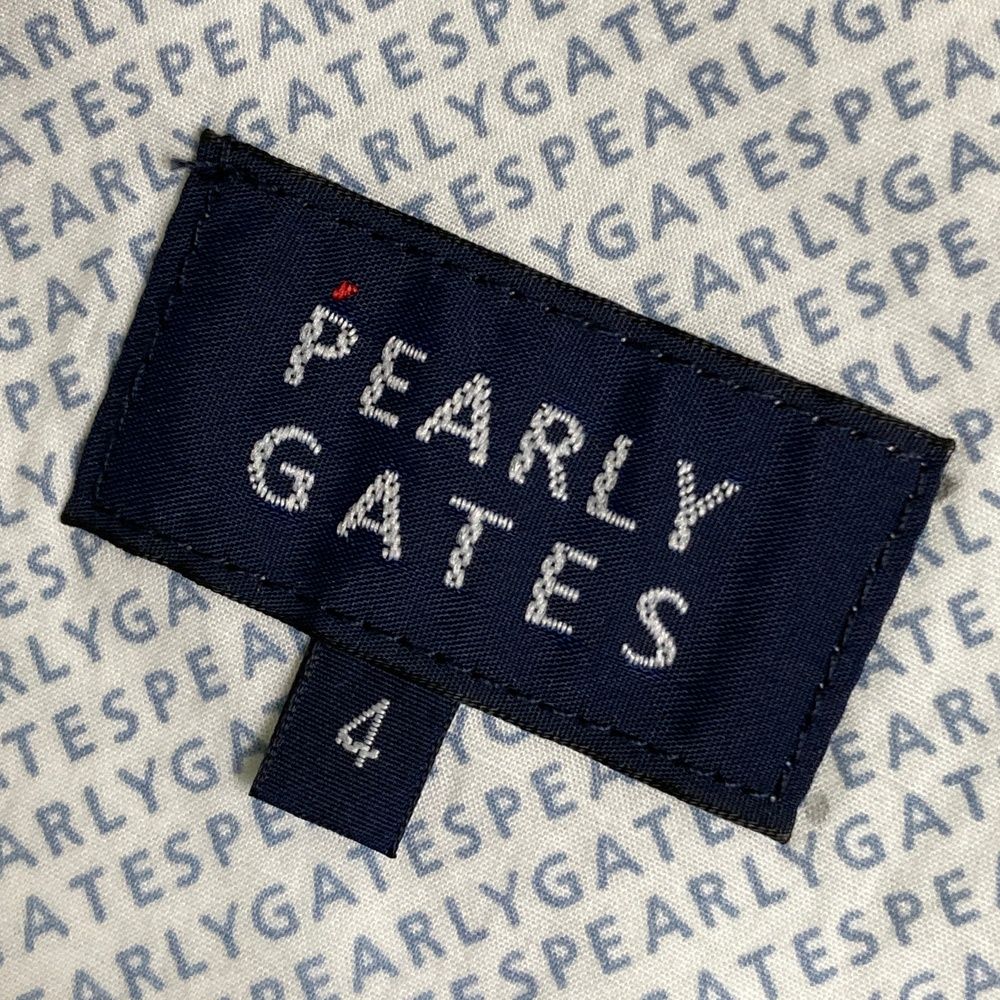 サイズ：4 PEARLY GATES パーリーゲイツ ストレッチ ハーフパンツ 総柄 ネイビー系 [240101579469] ゴルフウェア メンズ ストスト