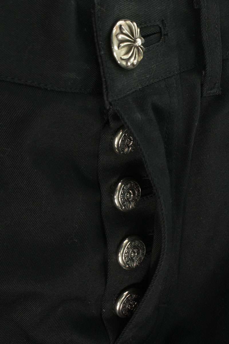 クロムハーツ CHINOS レザー切替チノロングパンツ メンズ 32インチ クロムハーツ CHINOS レザー切替チノロングパンツ メンズ 32インチ