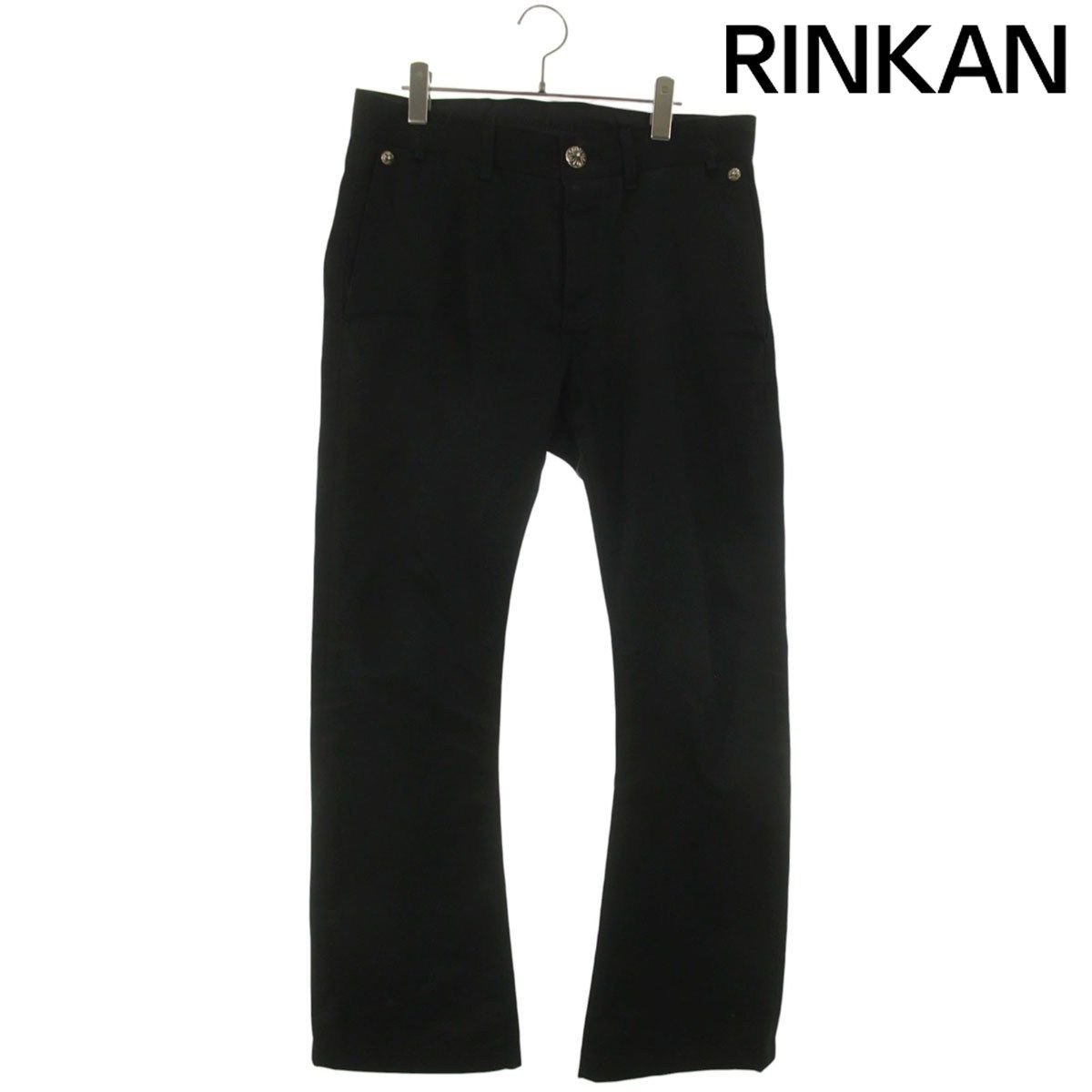最高の品質のクロムハーツ CHINOS レザー切替チノロングパンツ メンズ