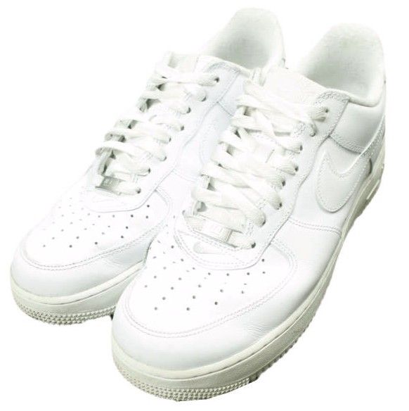 SUPREME x NIKE シュプリーム ナイキ 別注 AIR FORCE 1 LOW エアフォースワン ロー CU9225-100 US10(28cm) WHITE/WHITE スニーカー シューズ g26630