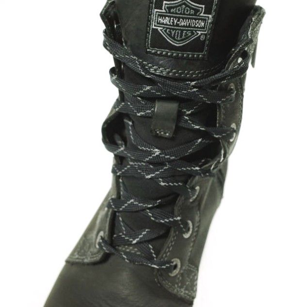 HARLEY DAVIDSON ハーレーダビッドソン 純正 メンズ スタインマンウォータープルーフモーターサイクルブーツ D93696 US9(27cm) BLACK サイドジップ シューズ g26636