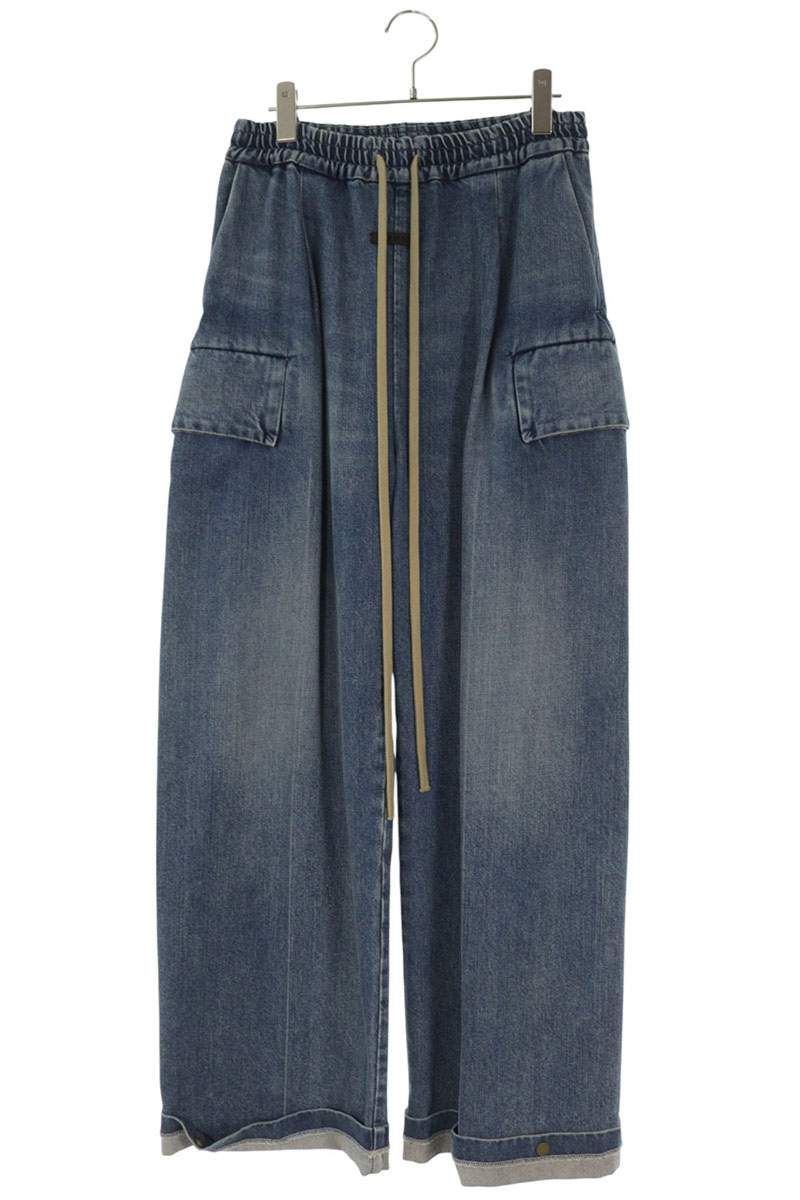 フィアオブゴッド 24AW DENIM CARGO PANT ドローストリングイージーカーゴデニムパンツ メンズ XS フィアオブゴッド 24AW DENIM CARGO PANT ドローストリングイージーカーゴデニムパンツ メンズ XS