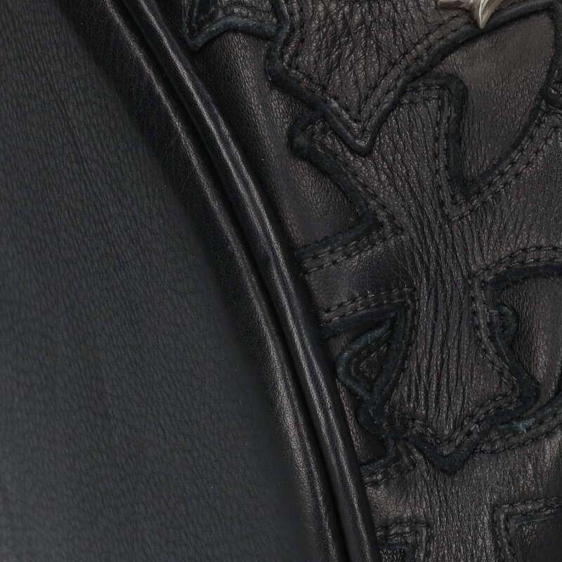 クロムハーツ GILLES BAG/ジル セメタリークロスパッチレザートートバッグ メンズ