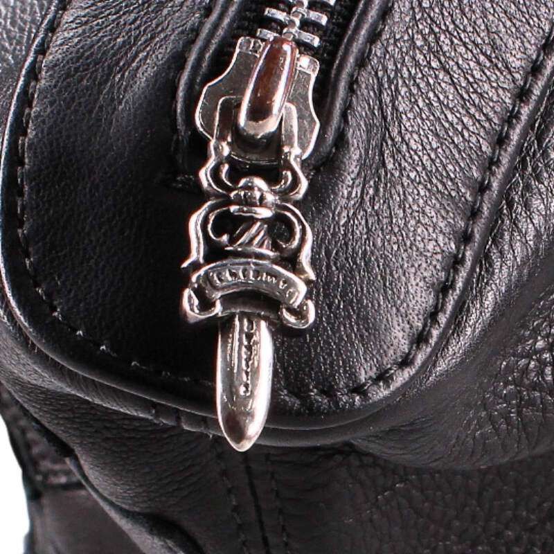 クロムハーツ GILLES BAG/ジル セメタリークロスパッチレザートートバッグ メンズ