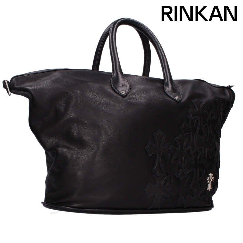 クロムハーツ GILLES BAG/ジル セメタリークロスパッチレザートートバッグ メンズ