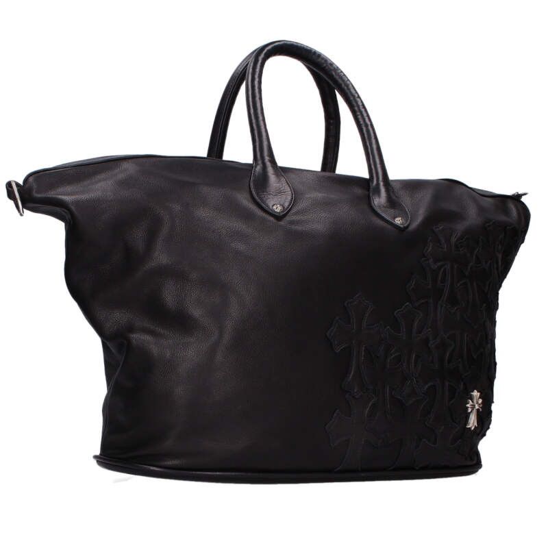 クロムハーツ GILLES BAG/ジル セメタリークロスパッチレザートートバッグ メンズ