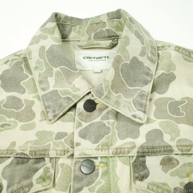 carhartt WIP カーハート ワークインプログレス 24AW W DUCK ORELL JACKET ウィメンズ ダックオレルジャケット I033890 XS Camo Duck Black Gジャン 3rd デニムジャケット アウター g26688 carhartt WIP カーハート ワークインプログレス 24AW W DUCK ORELL JACKET ウィメンズ ダックオレルジャケット I033890 XS Camo Duck Black Gジャン 3rd デニムジャケット アウター g26688